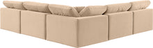 Load image into Gallery viewer, Comfy - 5 Piece Velvet Modular Corner Armless Sectional