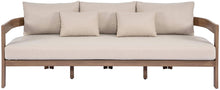 Load image into Gallery viewer, Newport - Water Resistant Fabric 86.75" Upholstered Outdoor Patio Sofa