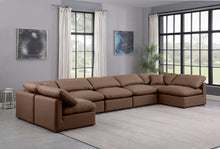 Load image into Gallery viewer, Indulge - Faux Leather 7 Piece Modular U-Shaped Sectional