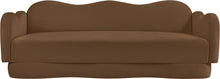 Load image into Gallery viewer, Bloom - Velvet Sofa - Saddle