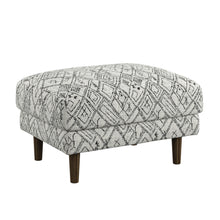 Load image into Gallery viewer, Abstract Ottoman - Black