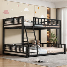 Load image into Gallery viewer, Bunk Bed With Ladder And Safety Guardrails