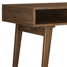 Load image into Gallery viewer, Clarkson - Desk With Side Drawers - Rustic Natural Aged Brown