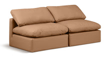 Load image into Gallery viewer, Indulge - Faux Leather 2 Seat Modular Armless Sofa