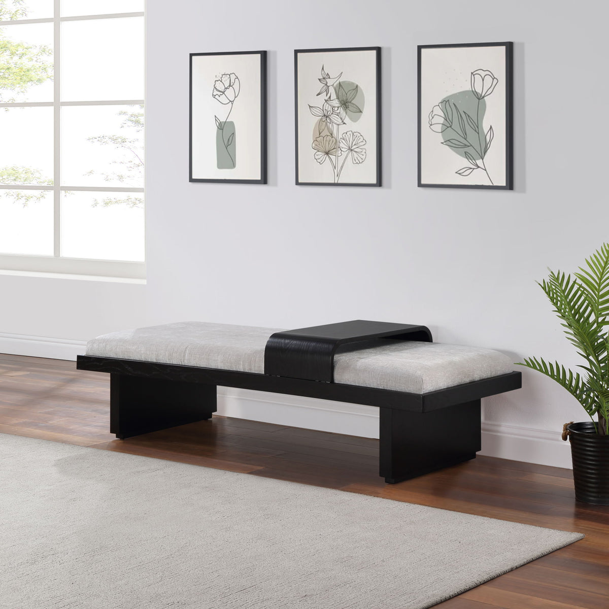 Arlington - Bench - Black Base