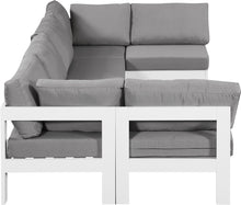 Load image into Gallery viewer, Nizuc - Outdoor Patio 6 Piece Modular Sectional With White Frame