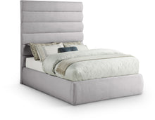Load image into Gallery viewer, Adam - Linen Fabric Bed With 70.5" Headboard