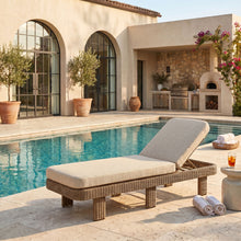 Load image into Gallery viewer, Sandbay - Olefin Water Resistant Fabric And Wicker Outdoor Patio Lounge Chair