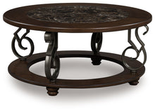 Load image into Gallery viewer, Frallyn - Round Cocktail Table - Dark Brown