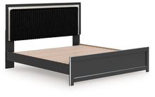 Load image into Gallery viewer, Zuraleus - Upholstered Panel Platform Bed With Roll Slats