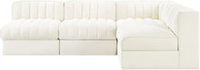 Load image into Gallery viewer, Rummi - Armless Velvet Performance Fabric Upholstered 4 Piece Modular Sectional