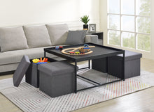 Load image into Gallery viewer, Vinny - Wood Grain Coffee Table Set With Raised Edges