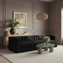 Load image into Gallery viewer, Rummi - Velvet Performance Fabric Upholstered 3 Piece Modular Sofa