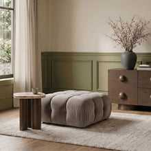 Load image into Gallery viewer, Orin - Velvet Performance Fabric Upholstered Modular Ottoman