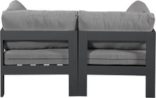 Load image into Gallery viewer, Nizuc - Outdoor Patio 2 Seat Modular Sofa With Gray Frame