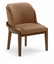 Load image into Gallery viewer, Navo - Vegan Leather Upholstered Dining Chair - Brown