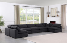 Load image into Gallery viewer, Comfy - 7 Piece Linen Modular Armless Sectional