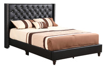 Load image into Gallery viewer, Upholstered Nailhead Trim Chic Bed