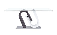 Load image into Gallery viewer, D4127 - Dining Table - Dark Gray / Silver