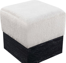 Load image into Gallery viewer, Havre - Ottoman / Stool With Black Base