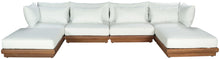 Load image into Gallery viewer, Mirella - 6 Piece Water Resistant Fabric Upholstered Outdoor Patio Modular Sectional
