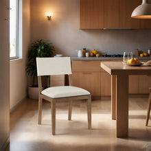 Load image into Gallery viewer, Avon - Linen Textured Performance Fabric Dining Side Chair (Set of 2)