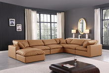 Load image into Gallery viewer, Comfy - 7 Piece Faux Leather Modular Sectional With Chaise