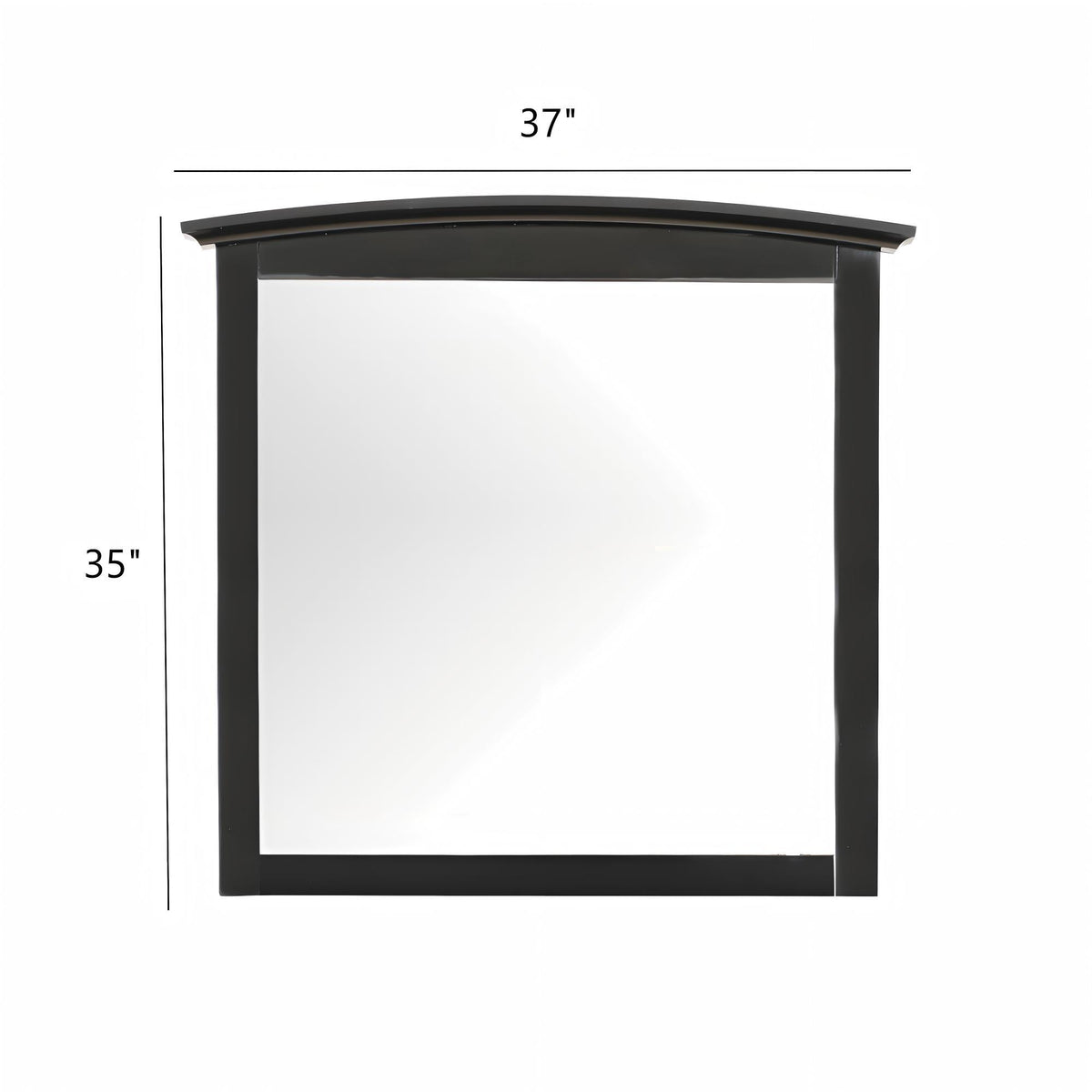 Wall Mirror - Black