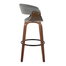 Load image into Gallery viewer, Vintage Mod - Mid Century Modern Fixed Height Barstool With Swivel & Round Footrest (Set of 2)