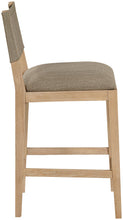 Load image into Gallery viewer, Avon - Linen Textured Performance Fabric Upholstered Counter Stool