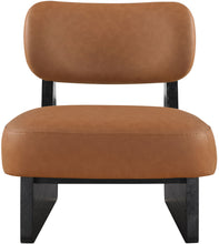 Load image into Gallery viewer, Vetra - Vegan Leather Upholstered Accent Chair With Black Base