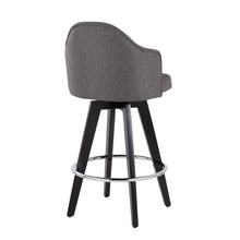 Load image into Gallery viewer, Ahoy - Contemporary Fixed Height Counter Stool With Round Footrest (Set of 2)