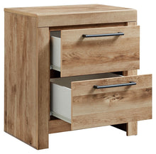 Load image into Gallery viewer, Hyanna - Two Drawer Night Stand - Tan Brown