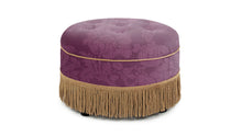 Load image into Gallery viewer, Yolanda - Luxurious Upholstery Round Upholstered Accent Ottoman
