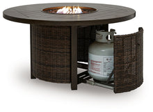Load image into Gallery viewer, Monterey Point - Round Fire Pit Table - Dark Brown