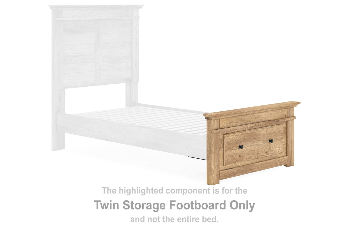 Makidern - Twin Storage Footboard - Tan