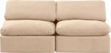 Load image into Gallery viewer, Indulge - Velvet 2 Seat Modular Armless Sofa