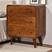 Load image into Gallery viewer, 3 Drawer Mini Curved Chest