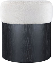 Load image into Gallery viewer, Nimes - Ottoman / Stool With Black Base