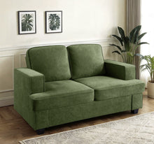 Load image into Gallery viewer, Modern Loveseat, Comfortable 2 Seater Couch With Deep Seating, Loose Back Cushions, Wide Arms