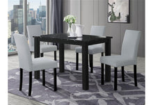 Load image into Gallery viewer, D8032 - 2 Piece Dining Room Set (Dining Table And Dining Chair) - Black / Silver