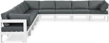 Load image into Gallery viewer, Nizuc - Outdoor Patio 9 Piece Modular Sectional With White Frame