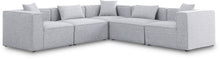 Load image into Gallery viewer, Cube - Linen 5 Piece Modular Corner Sectional
