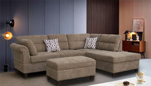 Load image into Gallery viewer, Diego - Fabric Sectional Sofa With Right Facing Chaise, Storage Ottoman, And 2 Accent Pillows