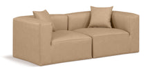 Load image into Gallery viewer, Cube - Modular 2 Piece Sofa - Tan