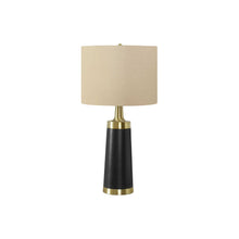 Load image into Gallery viewer, Lighting, Table Lamp, Resin, Contemporary - Black / Cream