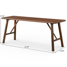 Load image into Gallery viewer, Molly - Bench - Walnut Brown