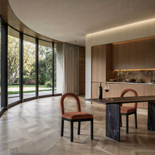 Load image into Gallery viewer, Conrad - Velvet Dining Chair With Black Legs