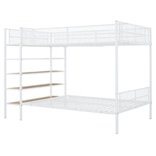 Load image into Gallery viewer, Bunk Bed With 5 Tier Shelves