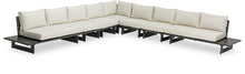 Load image into Gallery viewer, Maldives - 7 Piece Water Resistant Outdoor Patio Modular Sectional With Gray Base